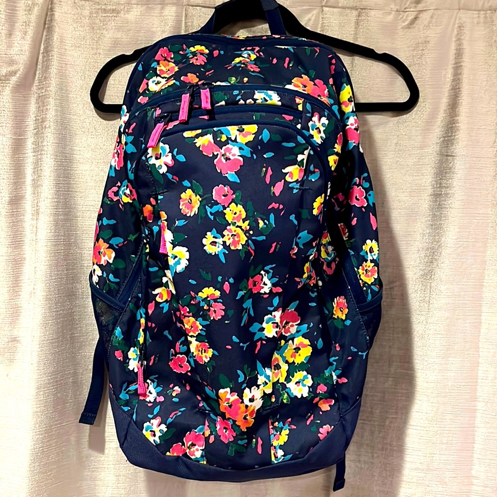 Floral Print Lands’ End Backpack